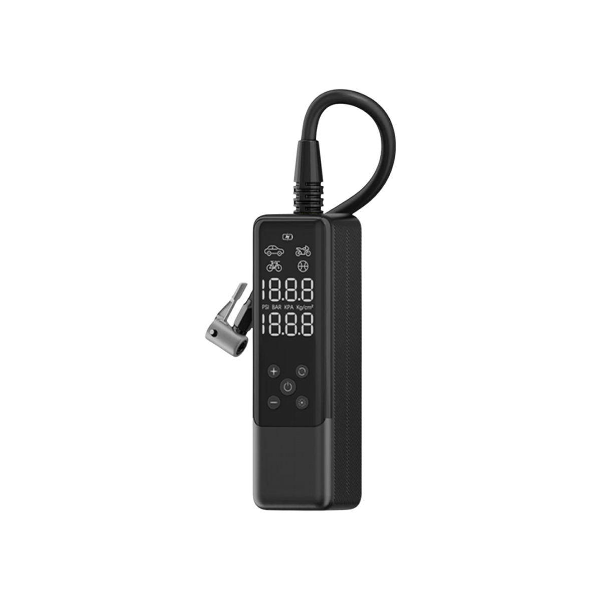 Compresor de Aire Portátil WIWU AI001 | Inflador Eléctrico Recargable – Negro