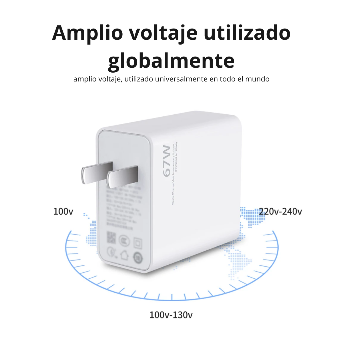 Cargador XIAOMI 67W Original | Carga ultra rápida con protección inteligente