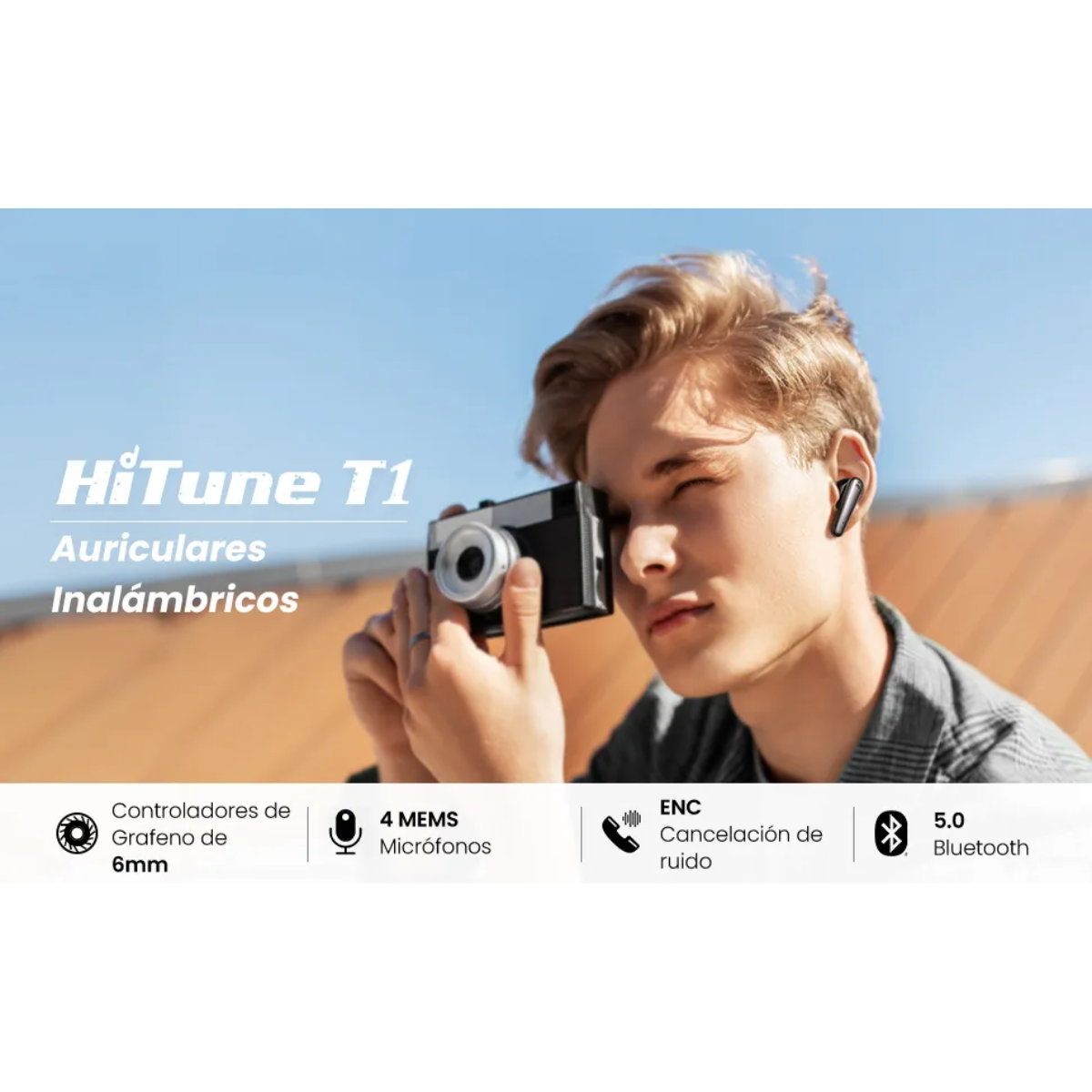 Audífonos UGREEN HiTune T1 | Sonido Hi-Fi y Micrófono Dual