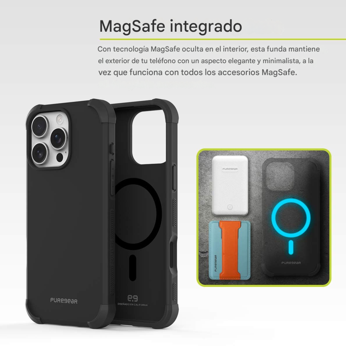 Estuche Dualtek PureGear iPhone 16 Pro Max | Protección Militar MagSafe