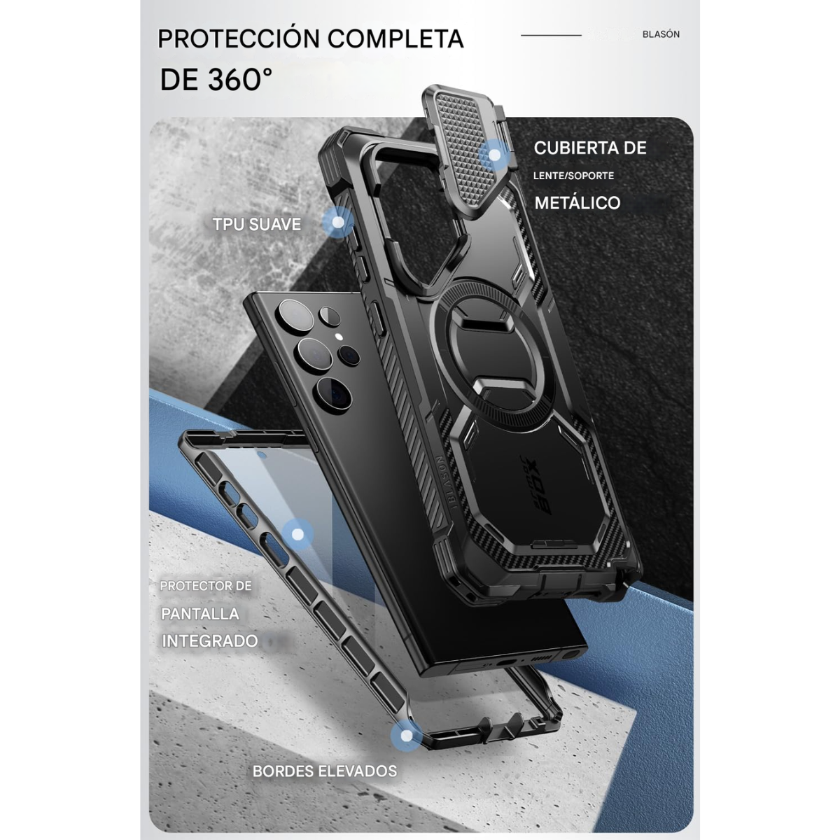 Estuche i-Blason Armorbox Samsung Galaxy S24 Ultra | Protección Extrema