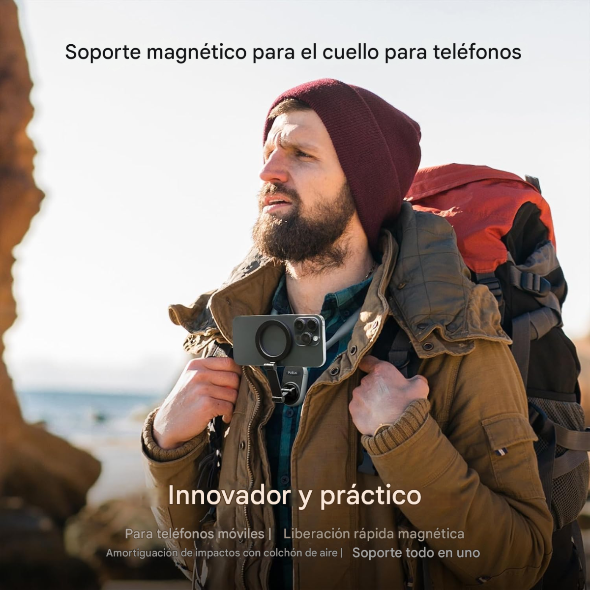 Soporte de cuello Magsafe para celular