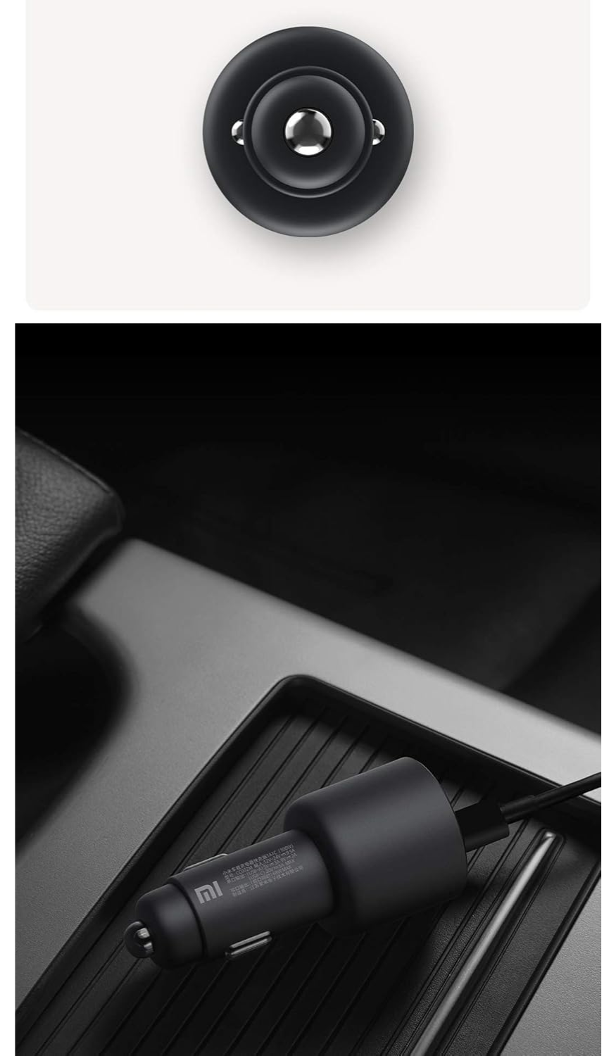 Cargador de Auto Xiaomi Mi 100W – Doble Puerto USB-C + USB-A