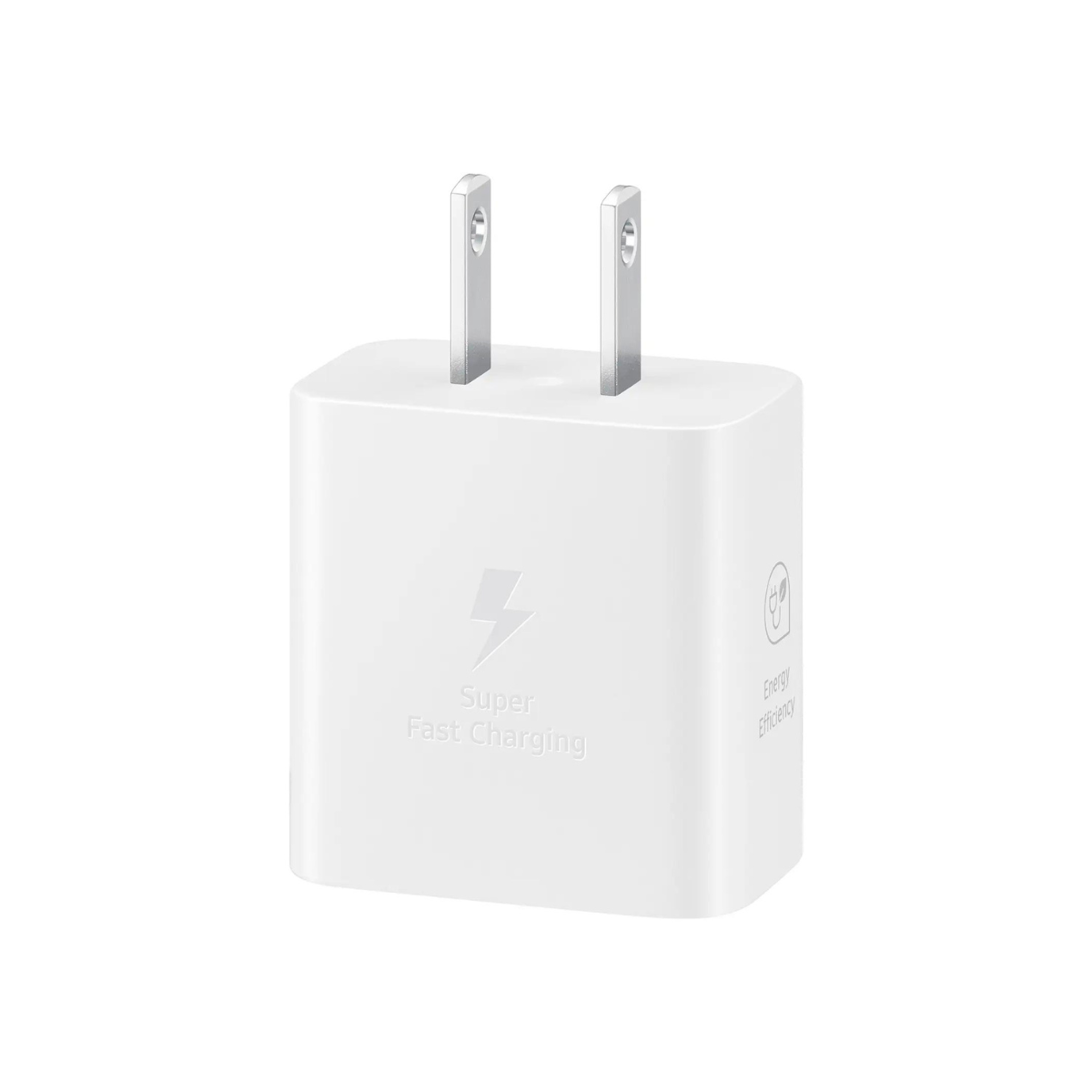 Cargador Samsung 25W Original | GaN Compacto Blanco