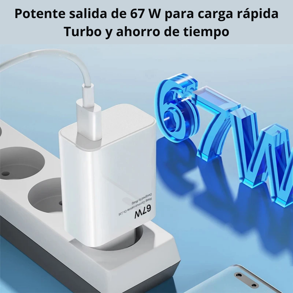 Cargador XIAOMI 67W Original | Carga ultra rápida con protección inteligente