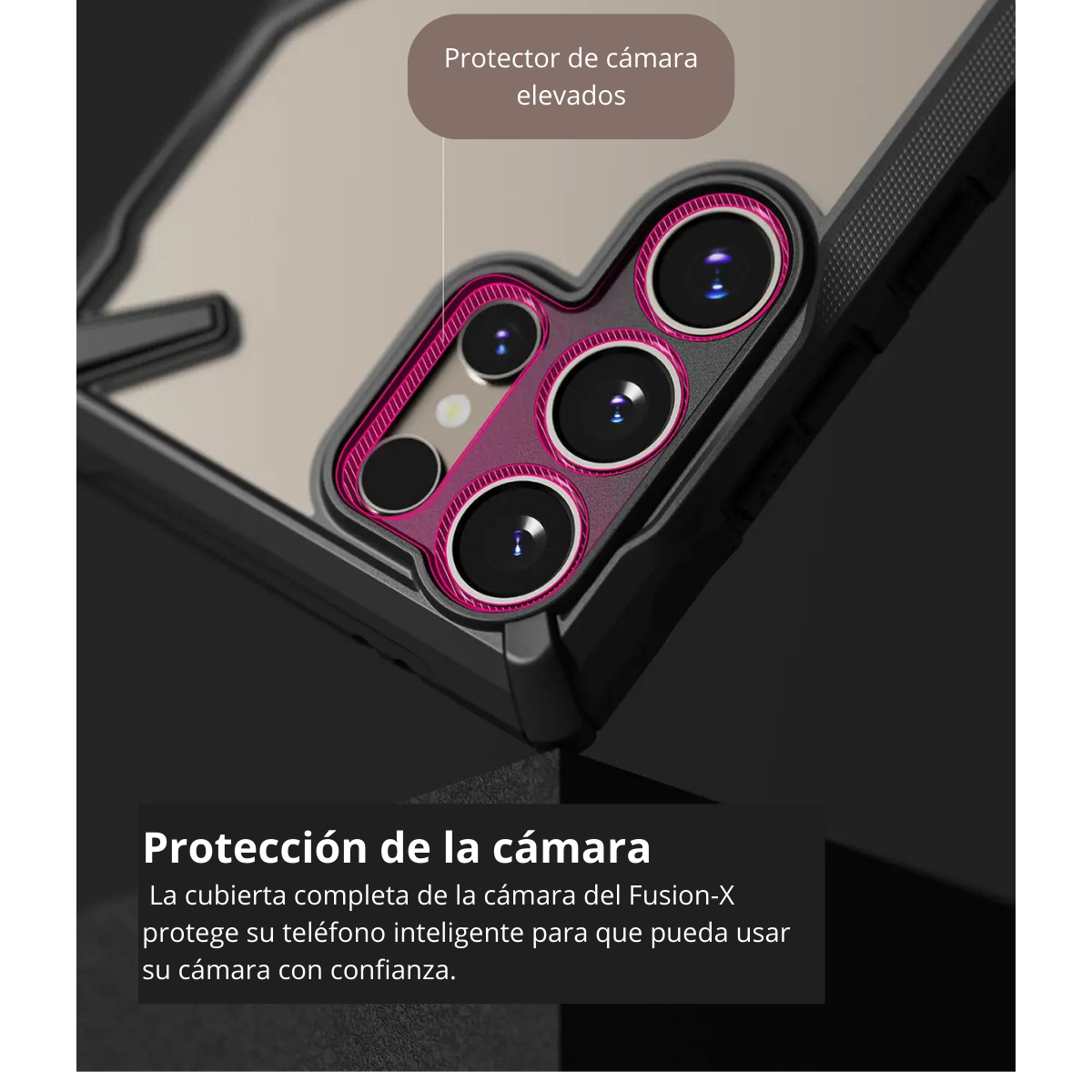 Estuche Ringke Fusion X Galaxy S24 Ultra | Transparente + Protección Militar