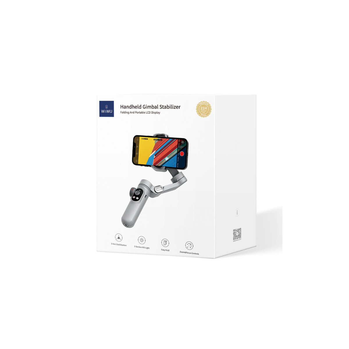 Estabilizador Gimbal WIWU WI-SE007 | 3 Ejes para Smartphone