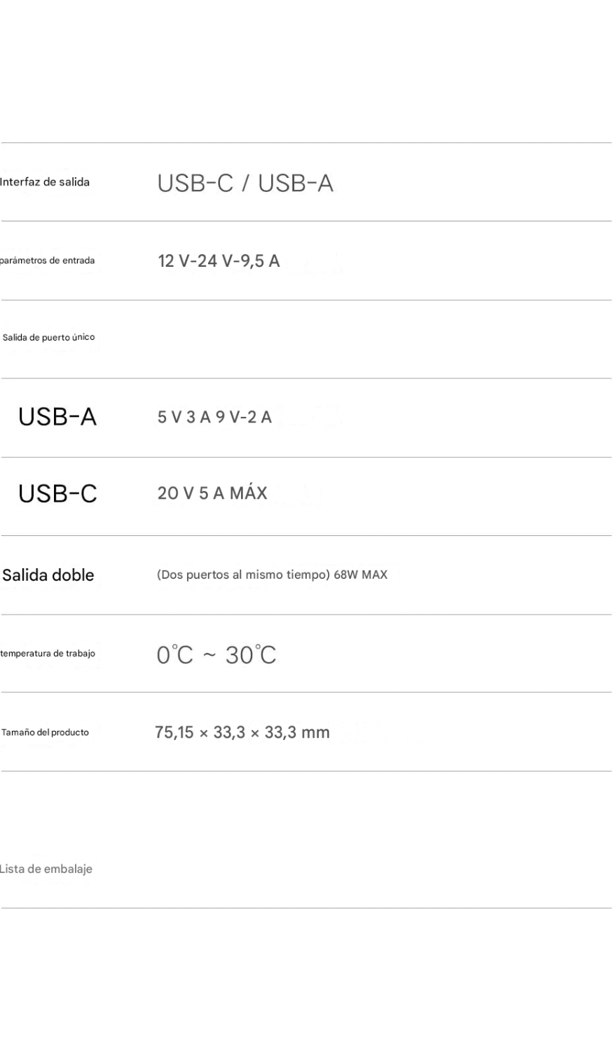 Cargador de Auto Xiaomi Mi 100W – Doble Puerto USB-C + USB-A