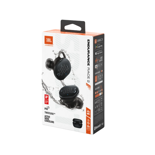 Audífonos JBL Endurance Race 2 Bluetooth Negros