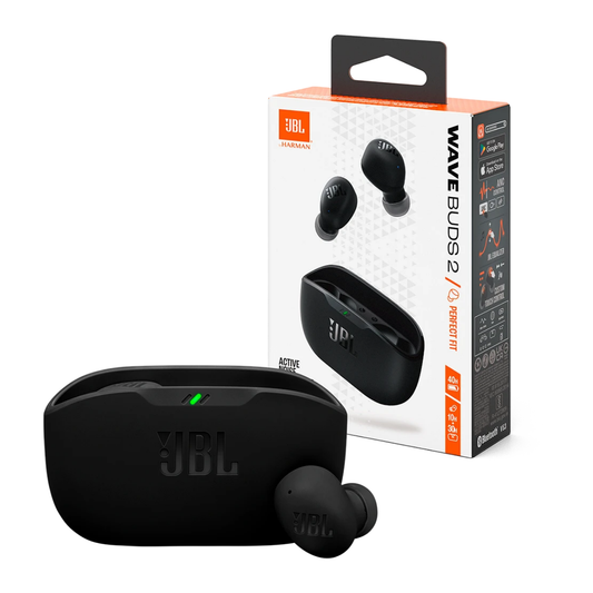 Audífonos JBL Wave Buds 2 Bluetooth Negro