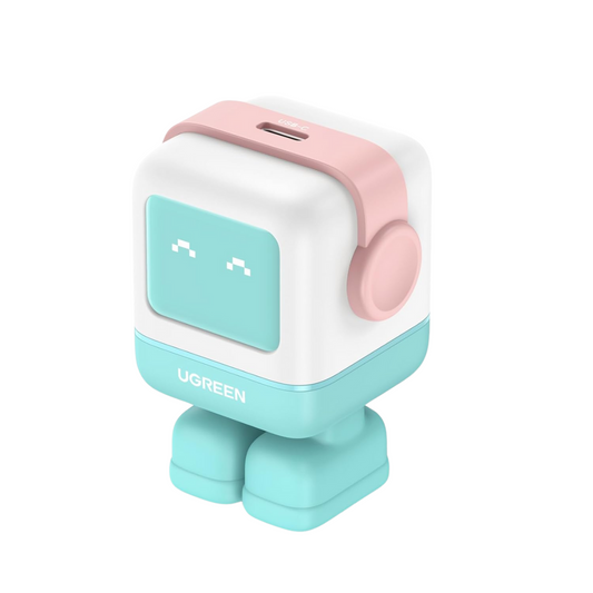 Adaptador Ugreen Nexode Robot 30w Usb-c Pd GaN Rápido Azul