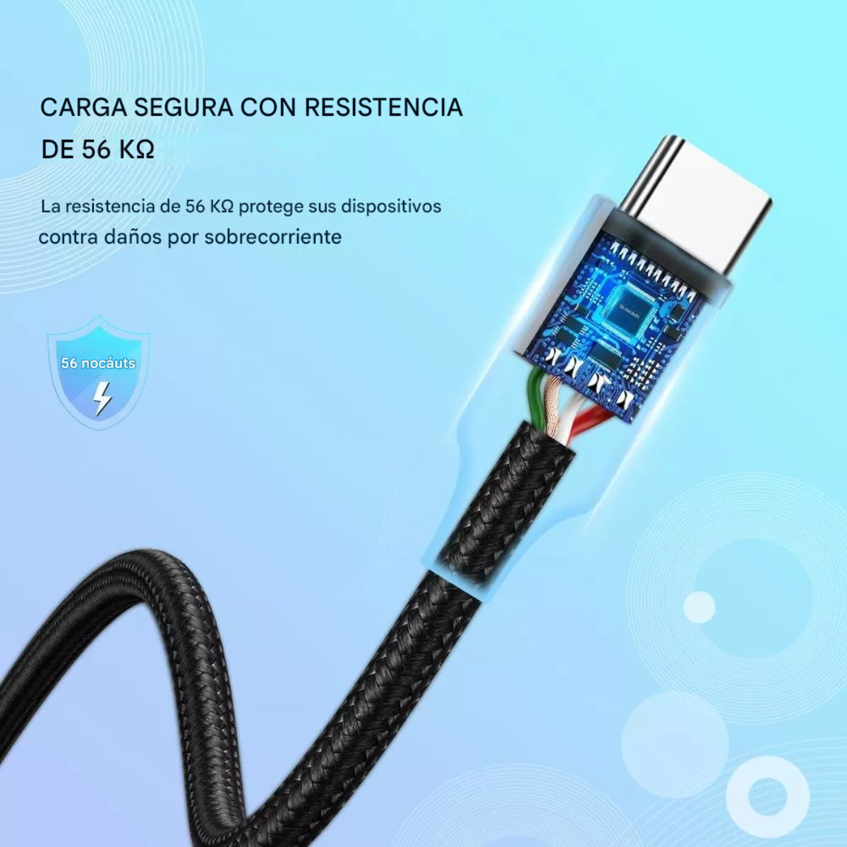 Cable UGREEN USB-A a USB-C 1M – Aluminio Reforzado Gris
