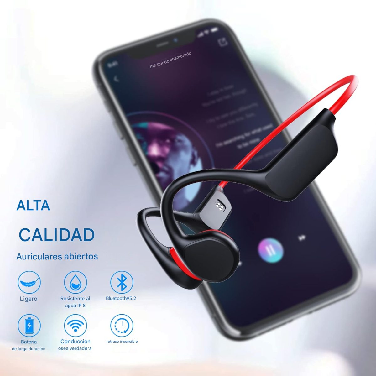 Auriculares de conducción Osea X7 Bluetooth 5.3