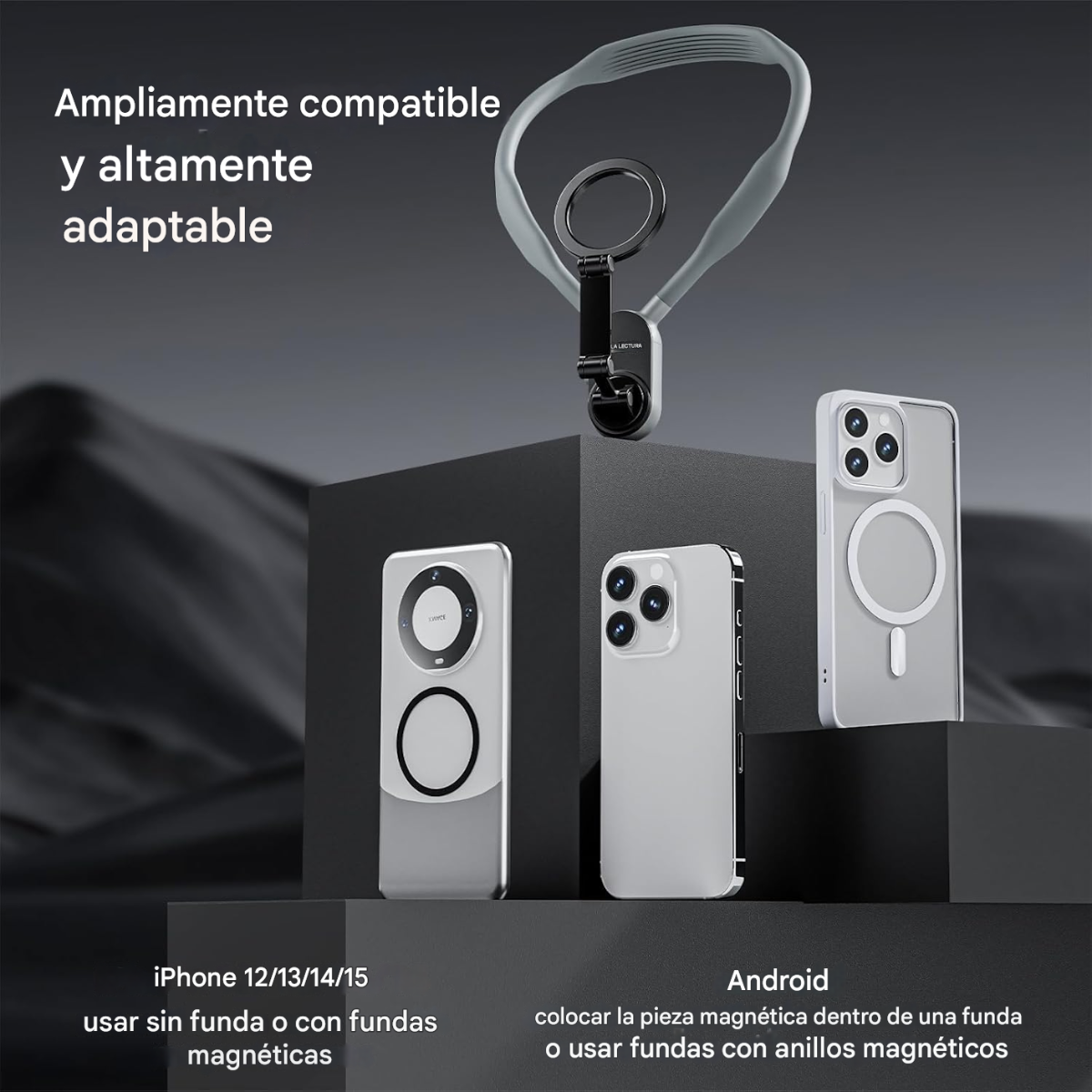 Soporte de cuello Magsafe para celular