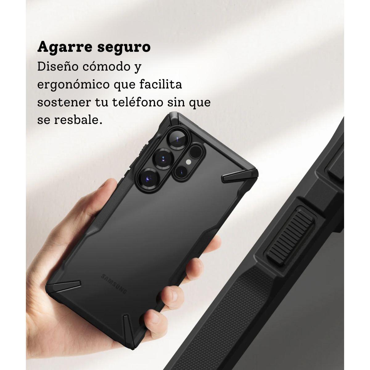 Estuche Ringke Fusion X Galaxy S25 Ultra | Transparente + Protección Militar