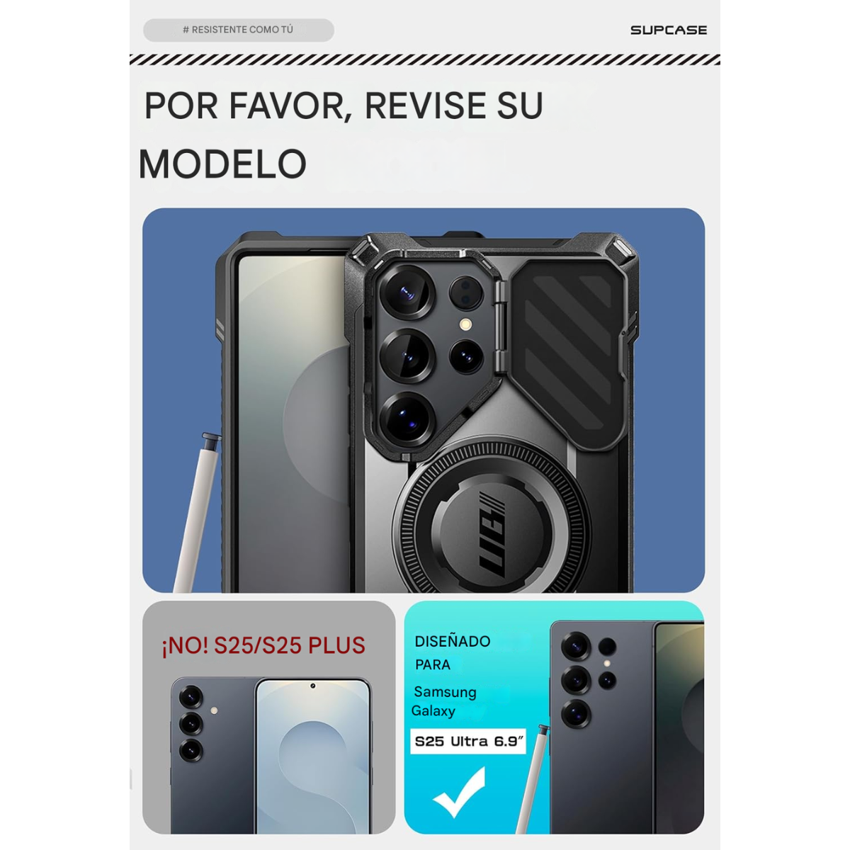 Estuche SUPCASE MAG XT Samsung Galaxy S25 Ultra |MagSafe + Protección