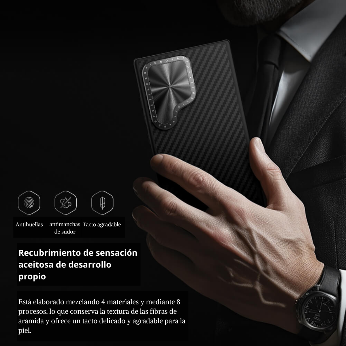Estuche Nillkin Carbprop Armor Samsung Galaxy S24 Ultra | Protección de Carbono Premium
