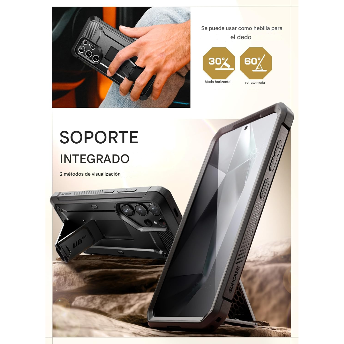 Estuche SUPCASE UB Pro Galaxy S24 Ultra | Protección Militar + Soporte
