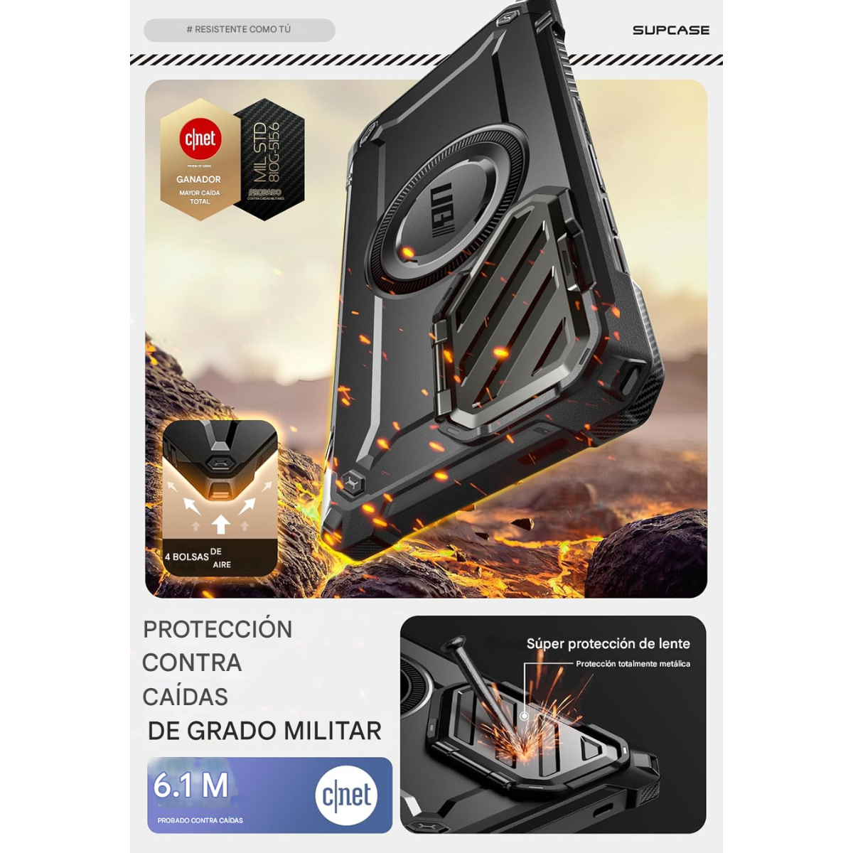 Estuche SUPCASE MAG XT Samsung Galaxy S25 Ultra |MagSafe + Protección