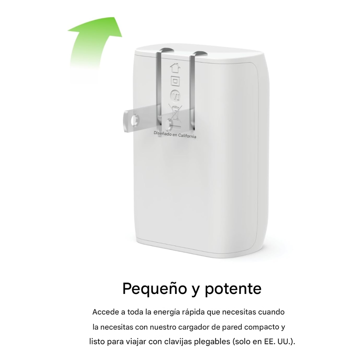 Cargador Belkin 30W USB-C a Lightning – MFi Original | Blanco