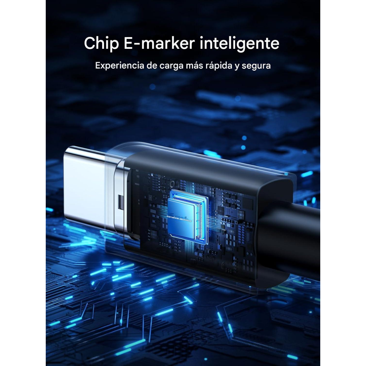 Cable UGREEN 240W USB-C a USB-C – 2 Metros Gris