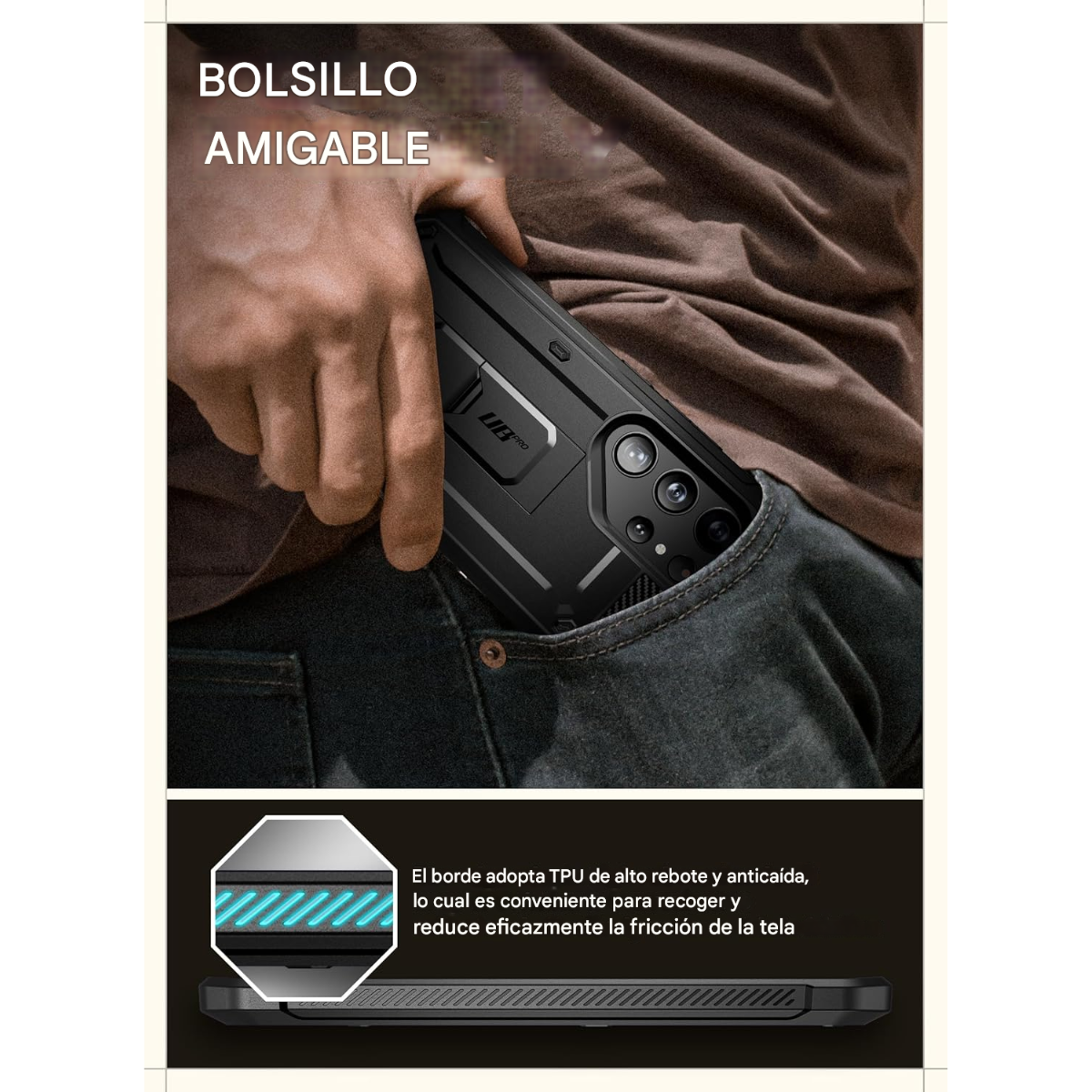 Estuche SUPCASE UB Pro Galaxy S25 Ultra | Protector Pantalla + Soporte