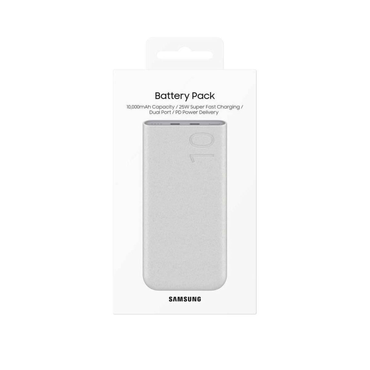Power Bank Samsung 25W 10.000mAh – Carga rápida con doble puerto
