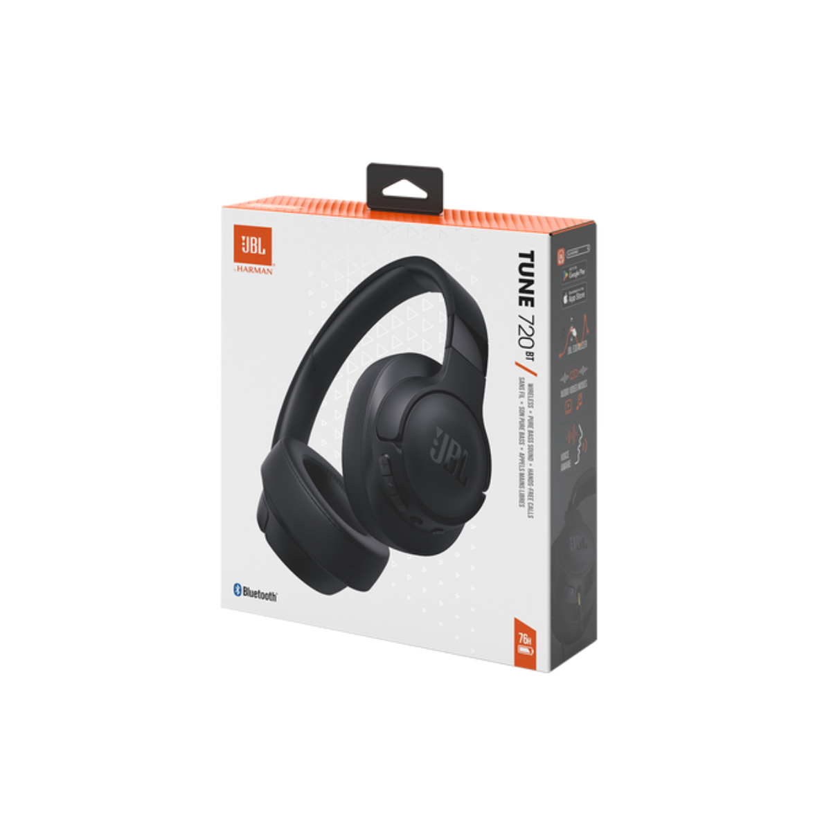 Diadema Bluetooth JBL Tune 720BT | Sonido JBL Pure Bass – Negro