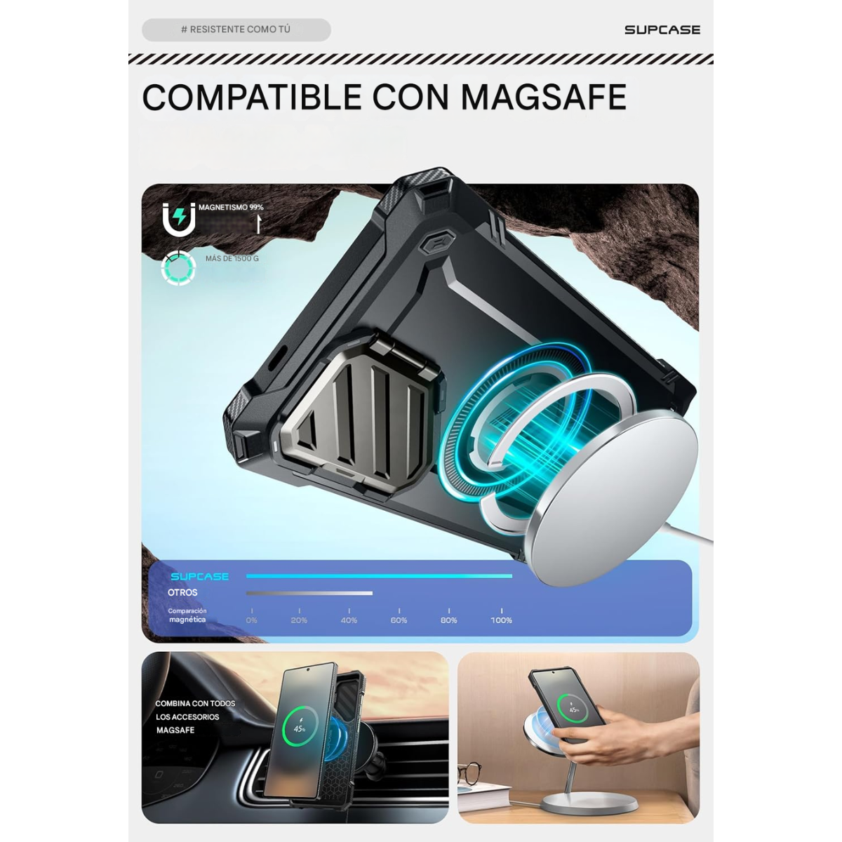 Estuche SUPCASE MAG XT Samsung Galaxy S25 Ultra |MagSafe + Protección